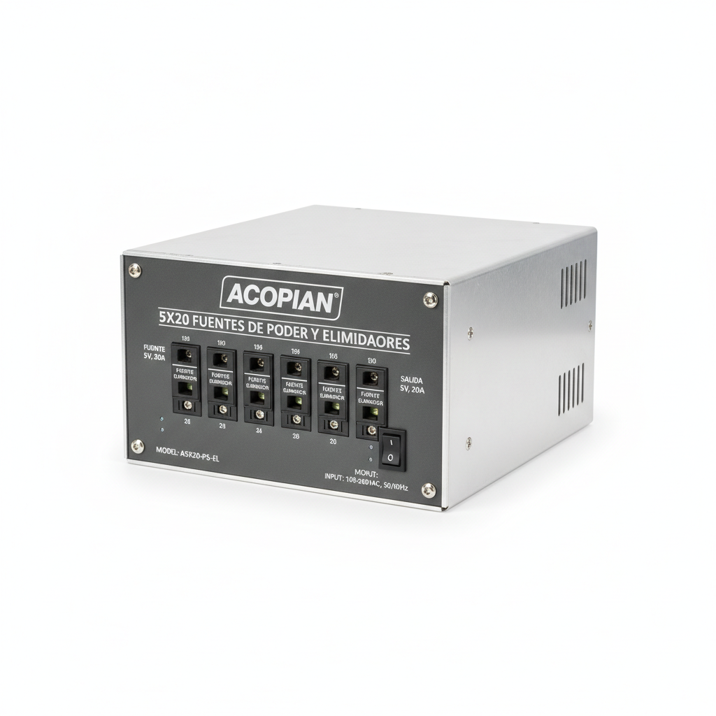 ACOPIAN 5X20 FUENTES DE PODER Y ELIMINADORES