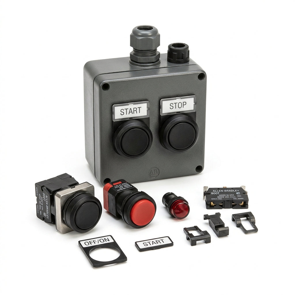 ALLEN-BRADLEY 800T-2TZM1O BOTONES PULSADORES BOTONERAS Y ACCESORIOS