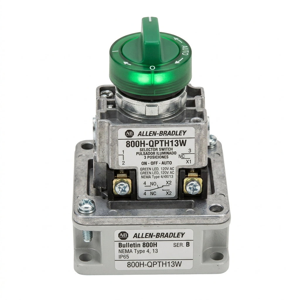 ALLEN-BRADLEY 800H-QPTH13W BOTONES PULSADORES BOTONERAS Y ACCESORIOS