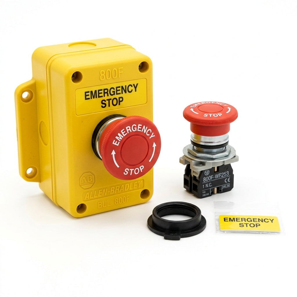 ALLEN-BRADLEY 800F-34WF253 BOTONES PULSADORES BOTONERAS Y ACCESORIOS
