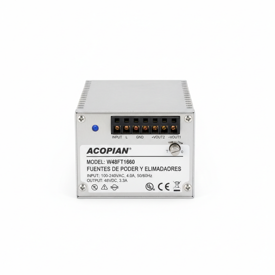 ACOPIAN W48FT160 FUENTES DE PODER Y ELIMINADORES