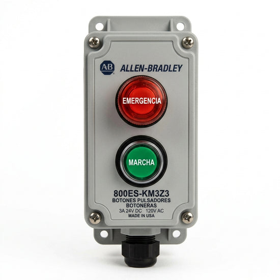 ALLEN-BRADLEY 800ES-KM3Z3 BOTONES PULSADORES BOTONERAS