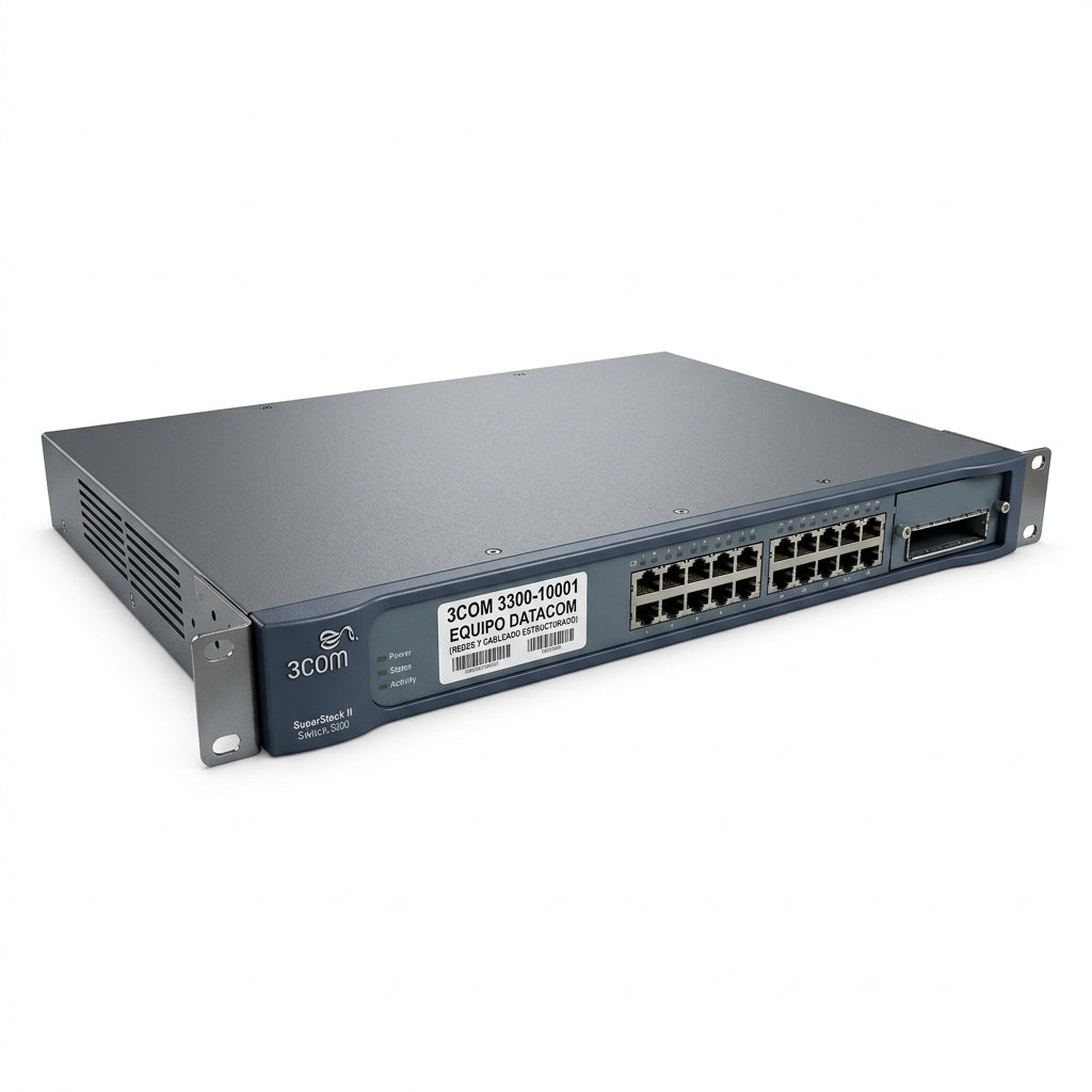 3COM 3300-10001 EQUIPO DATACOM (REDES Y CABLEADO ESTRUCTURADO)