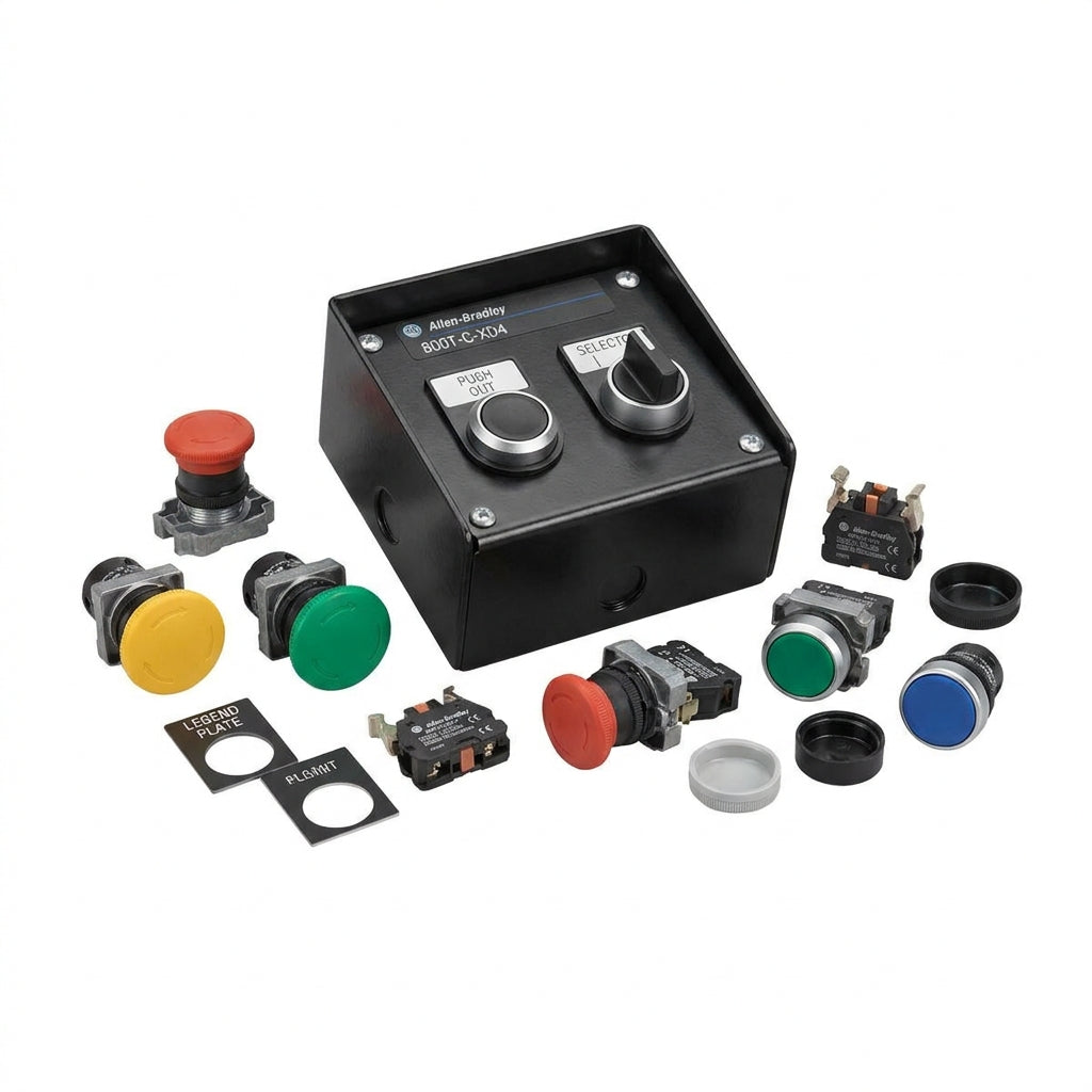 ALLEN-BRADLEY 800T-C-XD4 BOTONES PULSADORES BOTONERAS Y ACCESORIOS