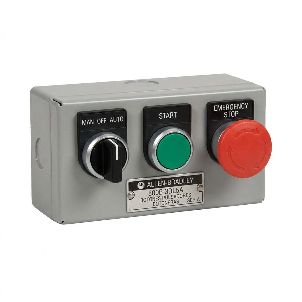 ALLEN-BRADLEY 800E-3DL5A BOTONES PULSADORES BOTONERAS