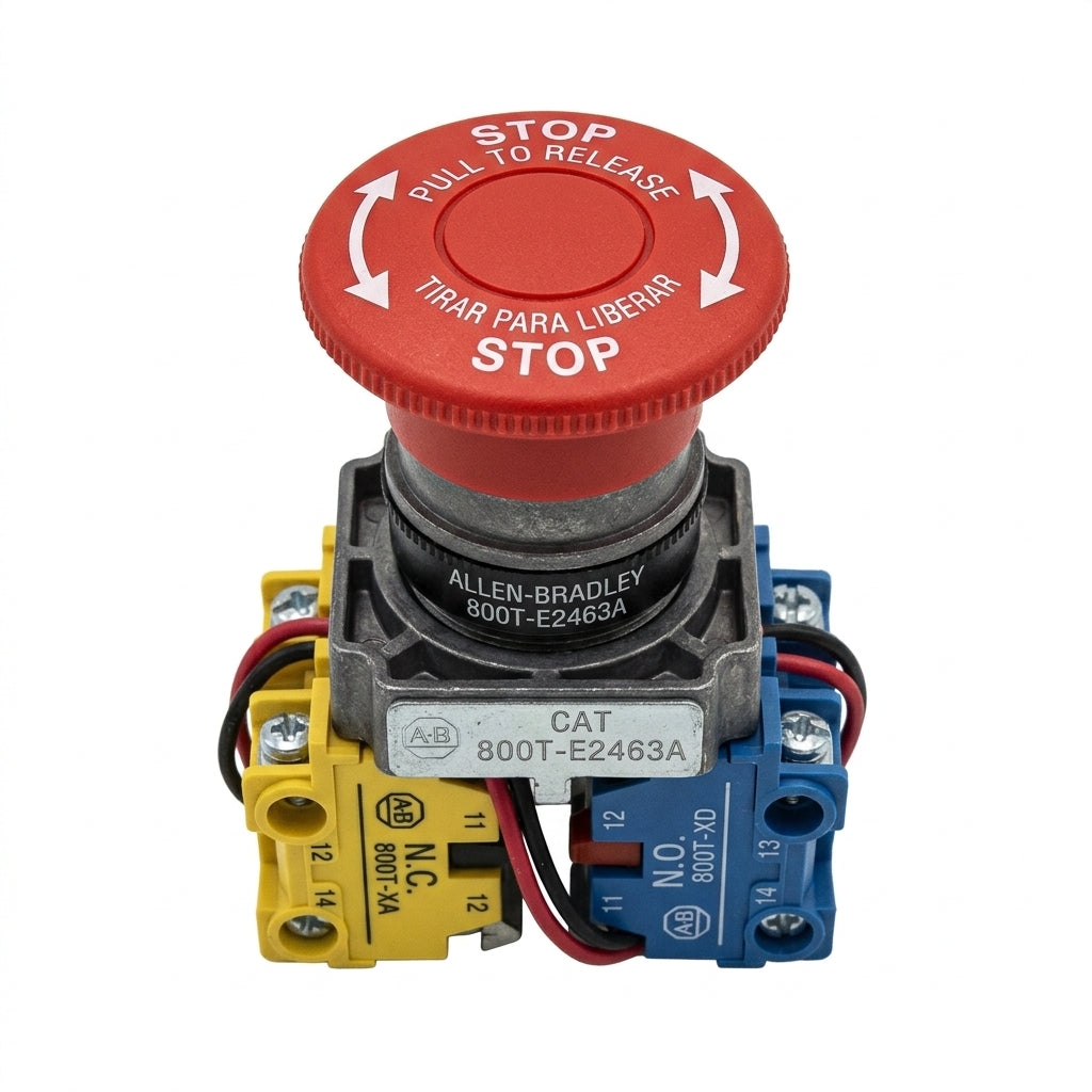 ALLEN-BRADLEY 800T-E2463A BOTONES PULSADORES BOTONERAS Y ACCESORIOS