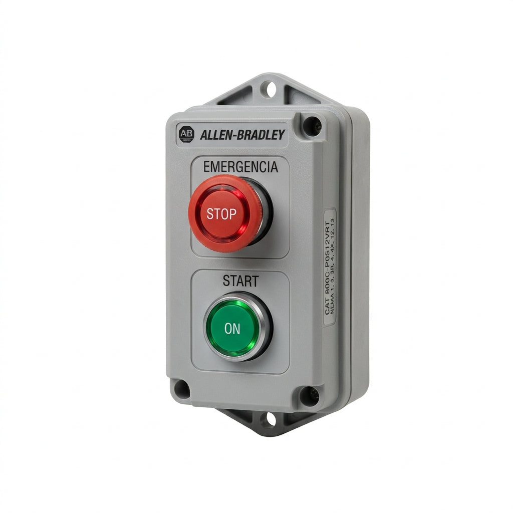 ALLEN-BRADLEY 800C-P0512VRT BOTONES PULSADORES BOTONERAS Y ACCESORIOS