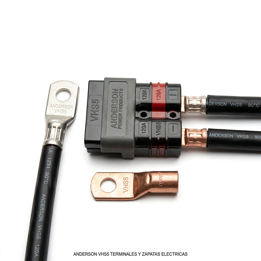 ANDERSON VHS5 TERMINALES Y ZAPATAS ELECTRICAS