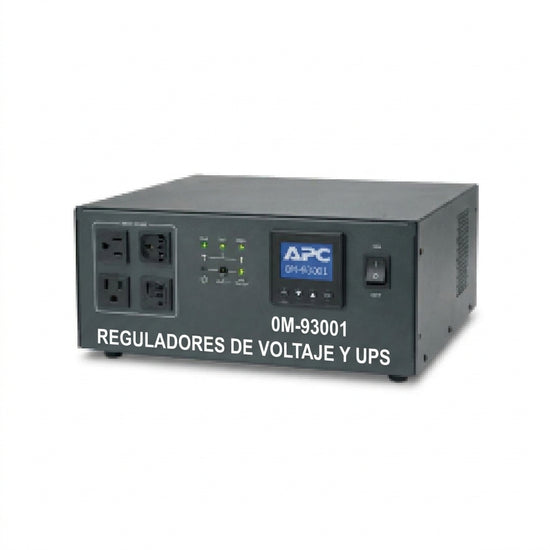 APC 0M-93001 REGULADORES DE VOLTAJE Y UPS