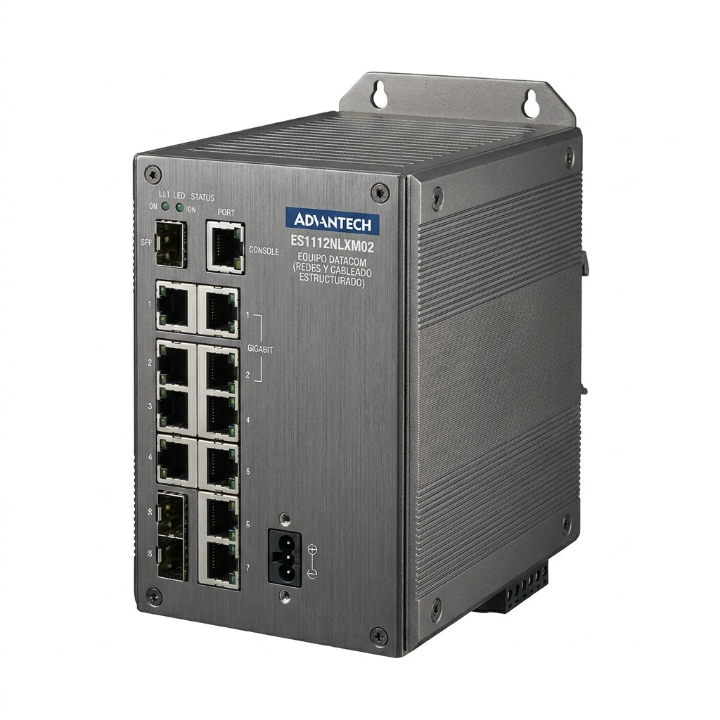 ADVANTECH ES1112NLXM02 EQUIPO DATACOM (REDES Y CABLEADO ESTRUCTURADO)
