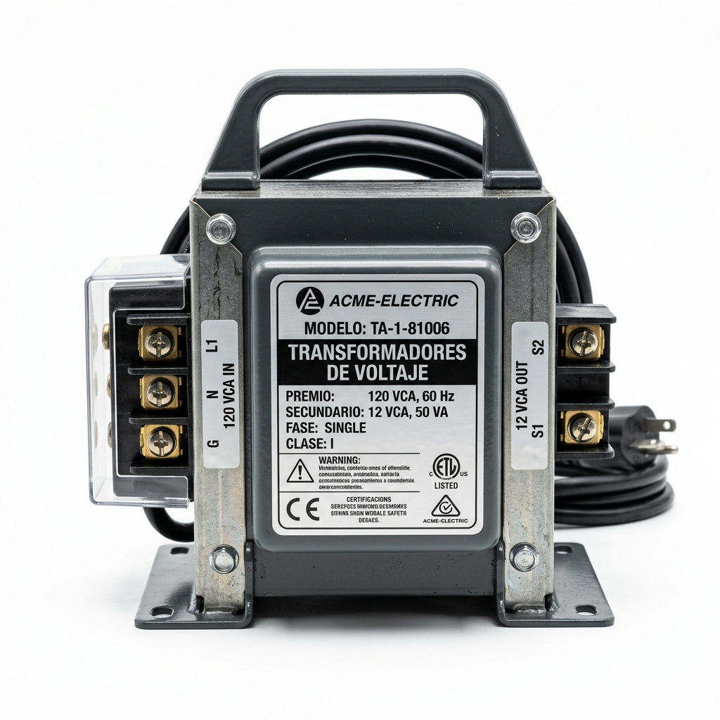 ACME-ELECTRIC TA-1-81006 TRANSFORMADORES DE VOLTAJE