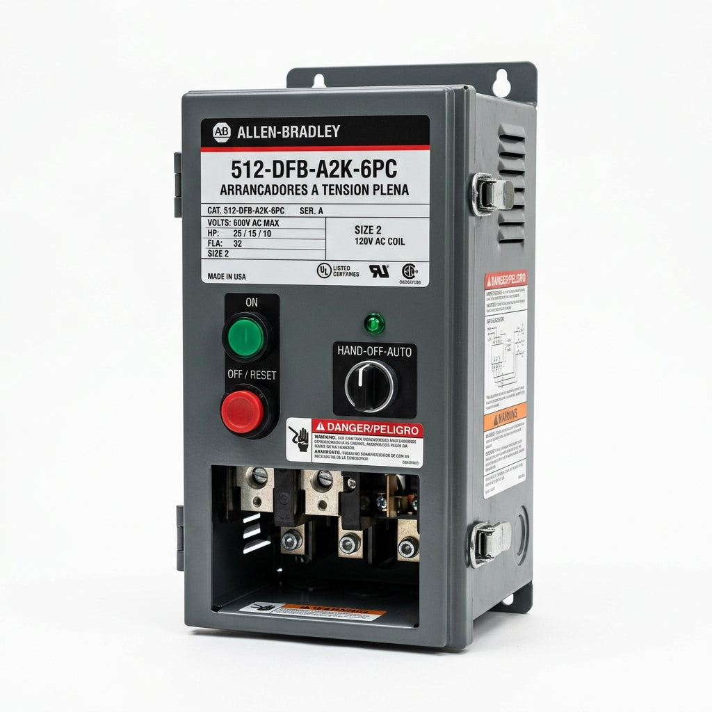 ALLEN-BRADLEY 512-DFB-A2K-6PC ARRANCADORES A TENSION PLENA