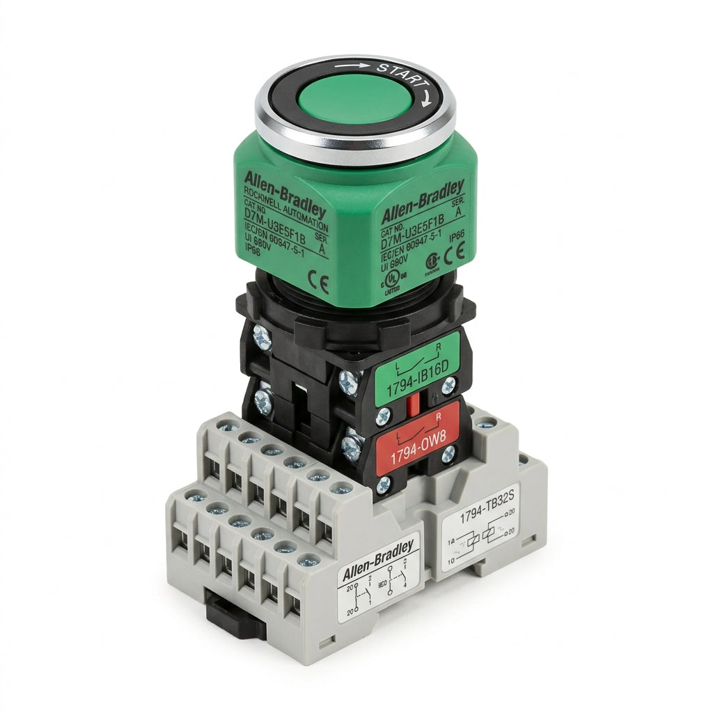 ALLEN-BRADLEY D7M-U3E5F1B BOTONES PULSADORES BOTONERAS Y ACCESORIOS