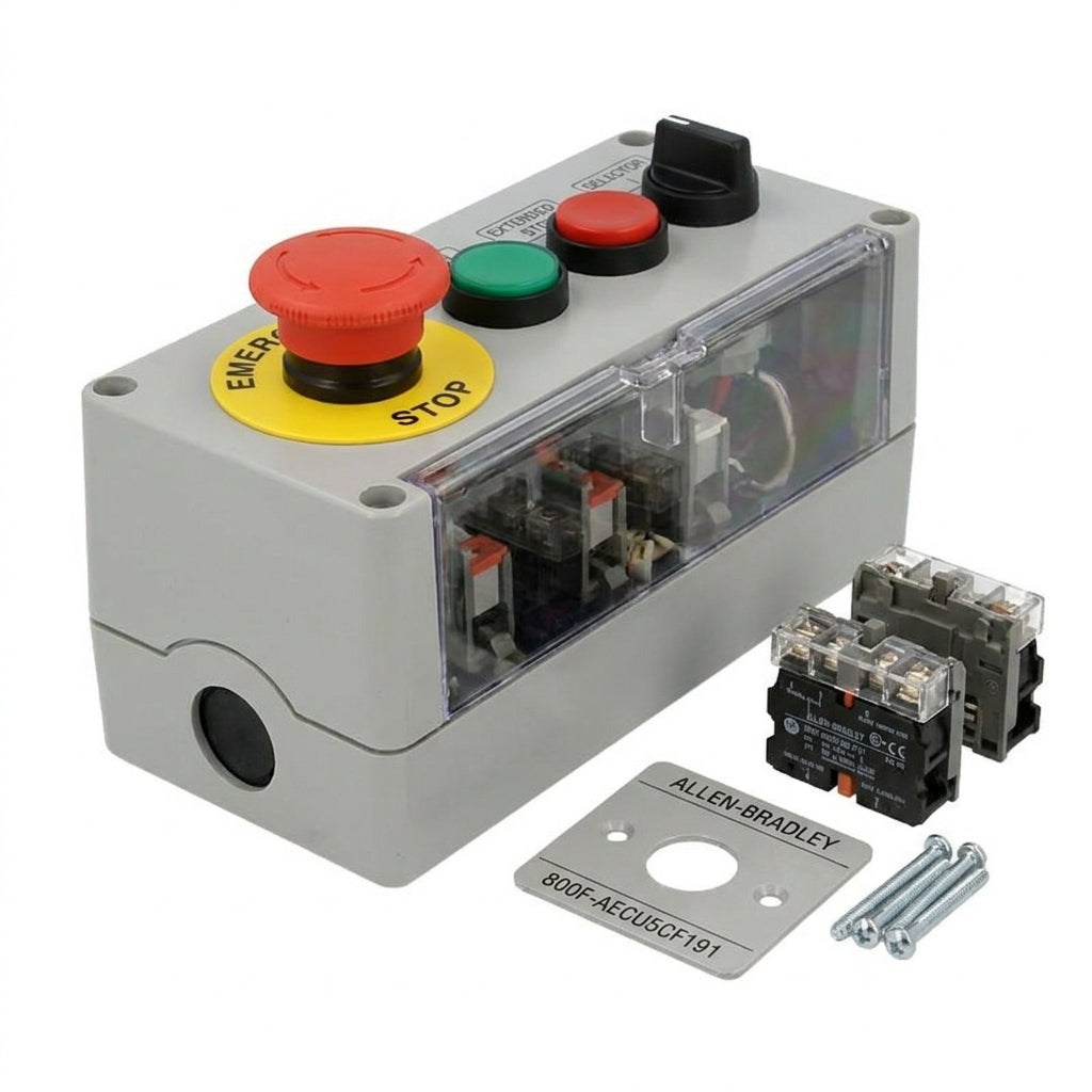ALLEN-BRADLEY 800F-AECU5CF191 BOTONES PULSADORES BOTONERAS Y ACCESORIOS
