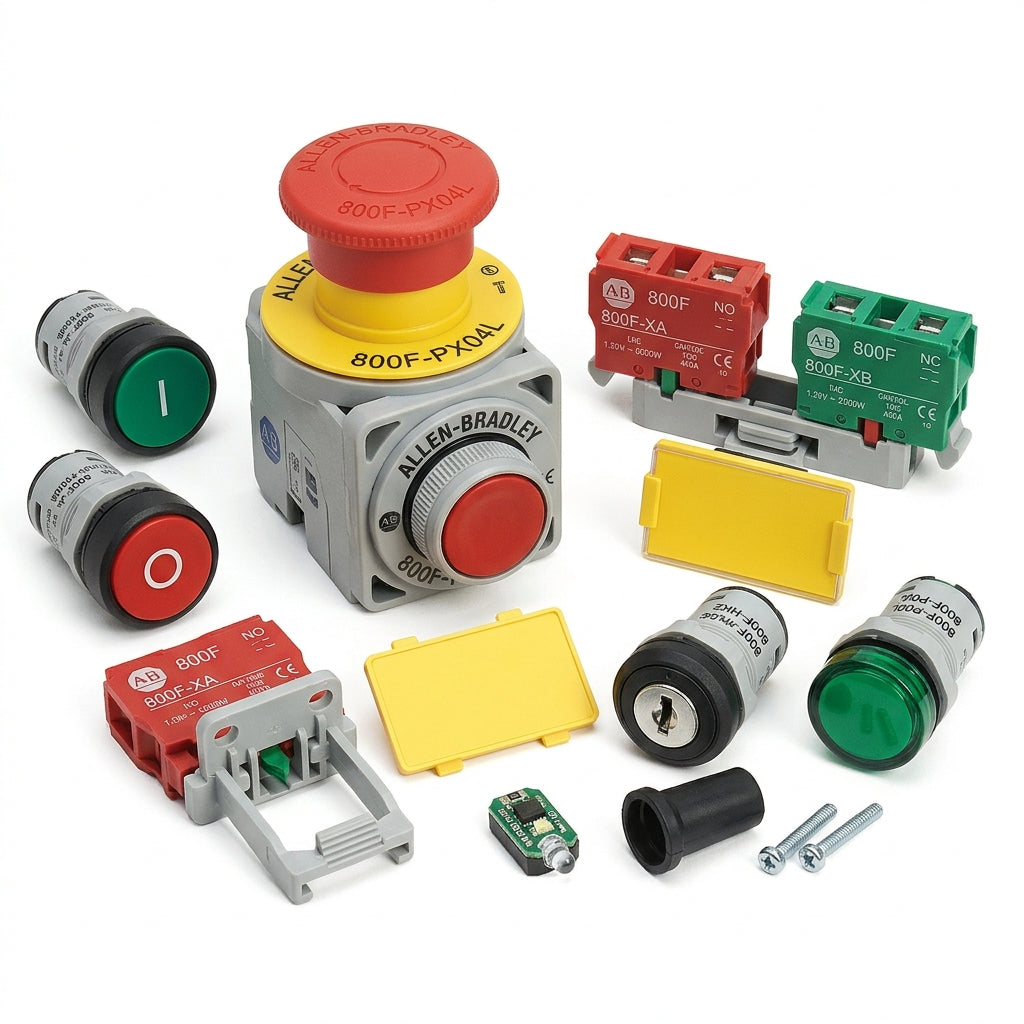 ALLEN-BRADLEY 800F-PX04L BOTONES PULSADORES BOTONERAS Y ACCESORIOS