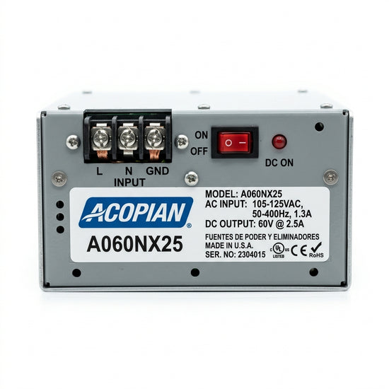 ACOPIAN A060NX25 FUENTES DE PODER Y ELIMINADORES