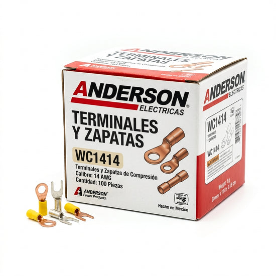 ANDERSON WC1414 TERMINALES Y ZAPATAS ELECTRICAS