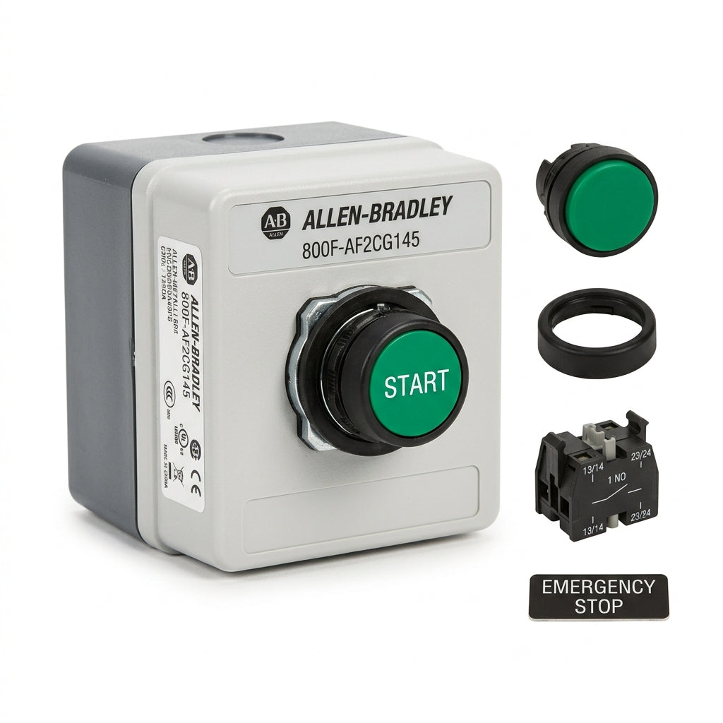 ALLEN-BRADLEY 800F-AF2CG145 BOTONES PULSADORES BOTONERAS Y ACCESORIOS