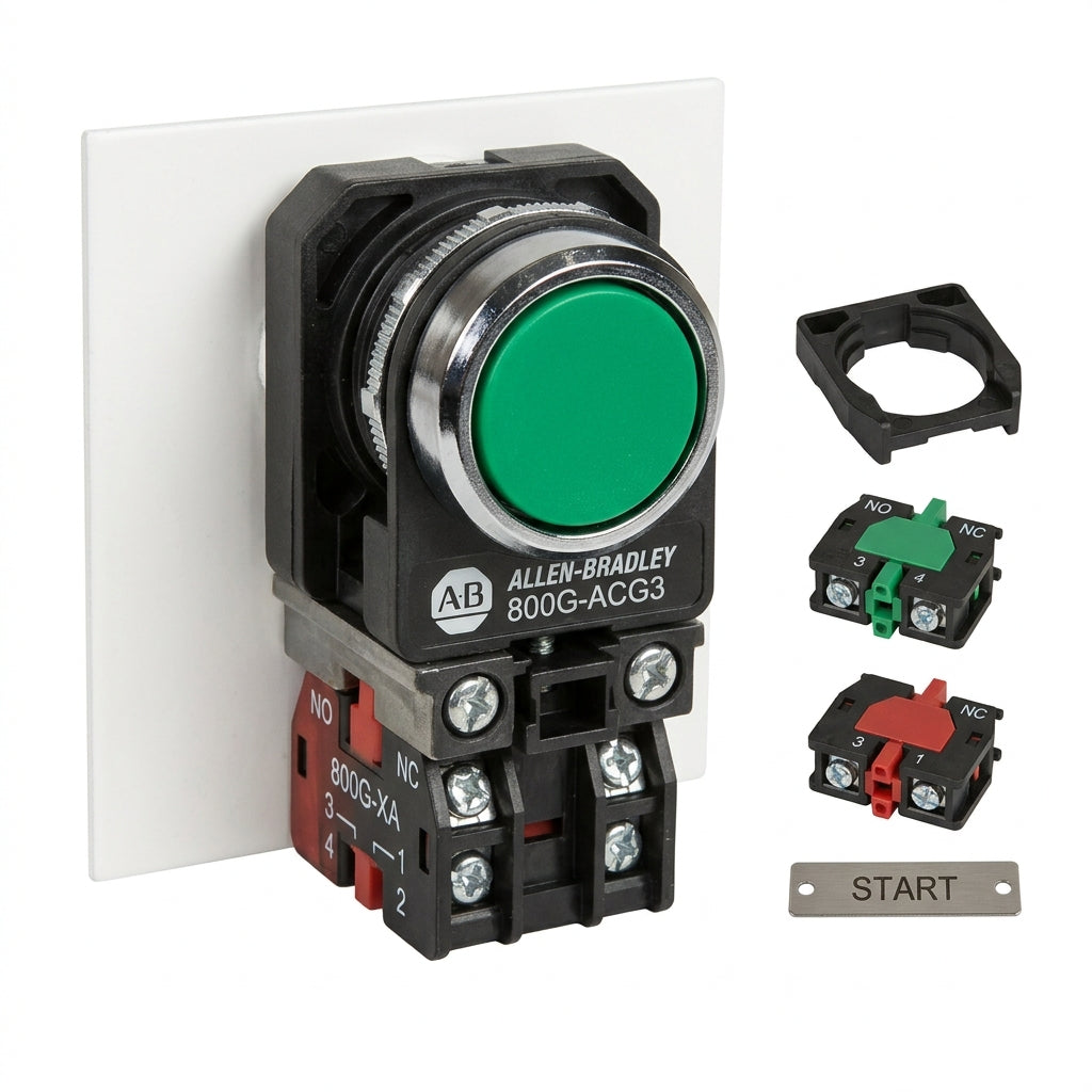 ALLEN-BRADLEY 800G-ACG3 BOTONES PULSADORES BOTONERAS Y ACCESORIOS