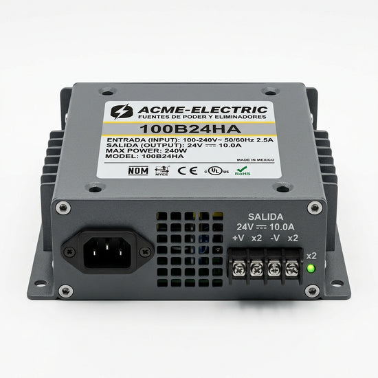 ACME-ELECTRIC 100B24HA FUENTES DE PODER Y ELIMINADORES