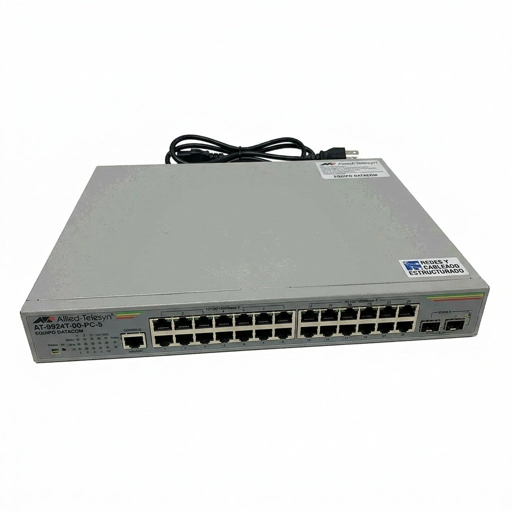 ALLIED-TELESYN AT-9924T-00-PC-5 EQUIPO DATACOM (REDES Y CABLEADO ESTRUCTURADO)