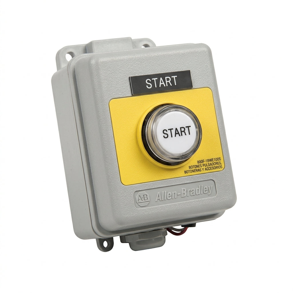 ALLEN-BRADLEY 800F-18WE100S BOTONES PULSADORES BOTONERAS Y ACCESORIOS