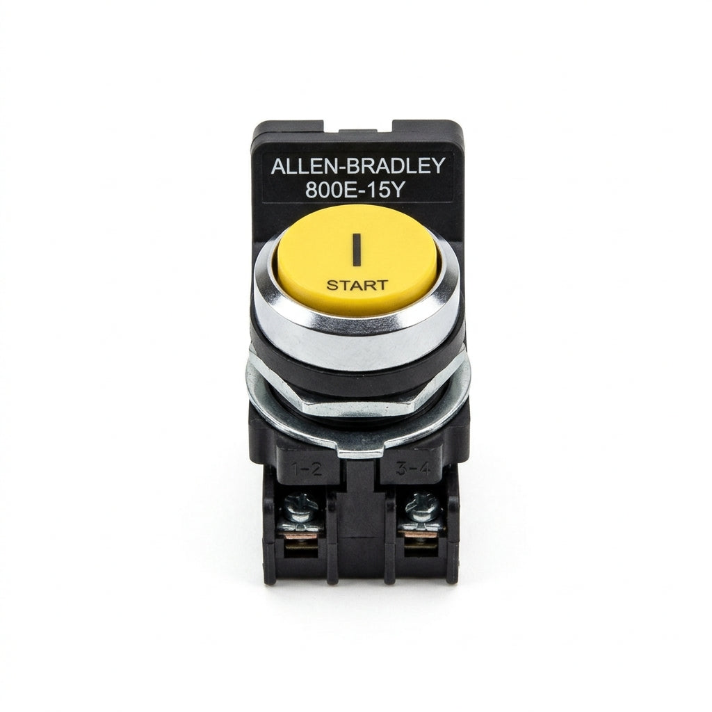 ALLEN-BRADLEY 800E-15Y BOTONES PULSADORES BOTONERAS