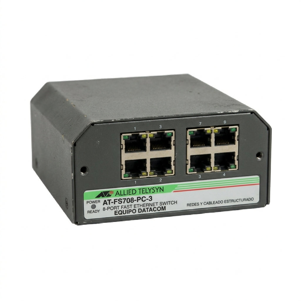 ALLIED-TELESYN AT-FS708-PC-3 EQUIPO DATACOM (REDES Y CABLEADO ESTRUCTURADO)