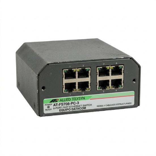 ALLIED-TELESYN AT-FS708-PC-3 EQUIPO DATACOM (REDES Y CABLEADO ESTRUCTURADO)