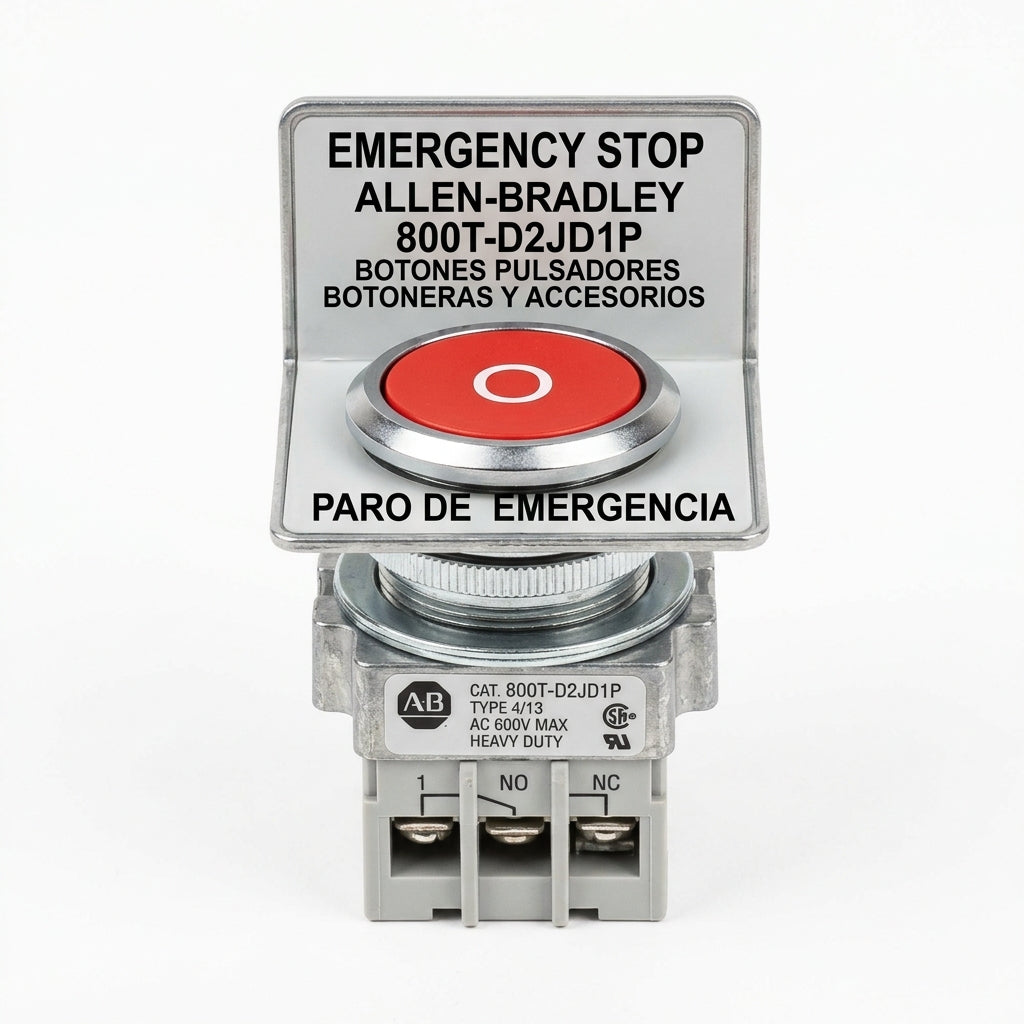 ALLEN-BRADLEY 800T-D2JD1P BOTONES PULSADORES BOTONERAS Y ACCESORIOS