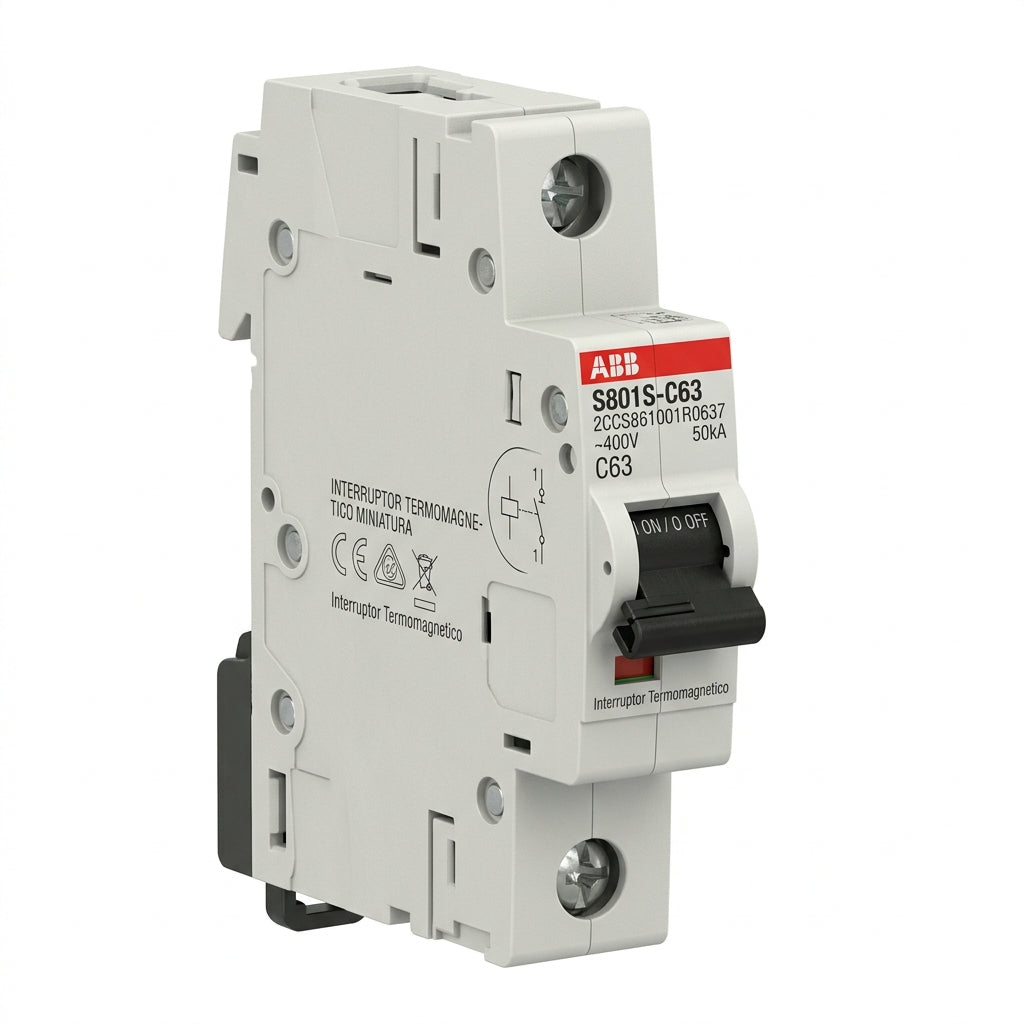 ABB 2CCS861001R0637 INTERRUPTORES TERMOMAGNETICOS MINIATURA RIEL DIN