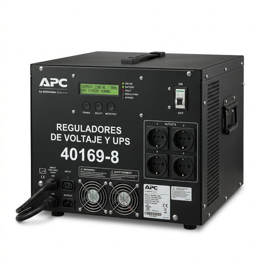 APC 40169-8 REGULADORES DE VOLTAJE Y UPS