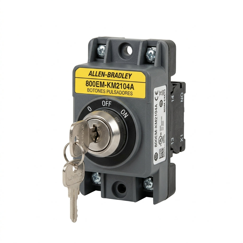 ALLEN-BRADLEY 800EM-KM2104A BOTONES PULSADORES BOTONERAS Y ACCESORIOS