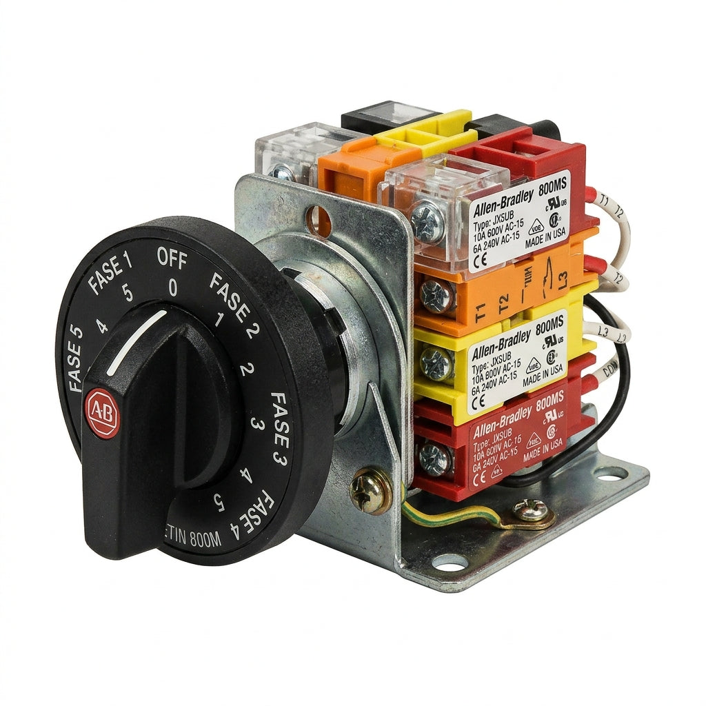 ALLEN-BRADLEY 800MS-JX5UB SELECTORES Y CONMUTADORES DE FASE - LEVAS