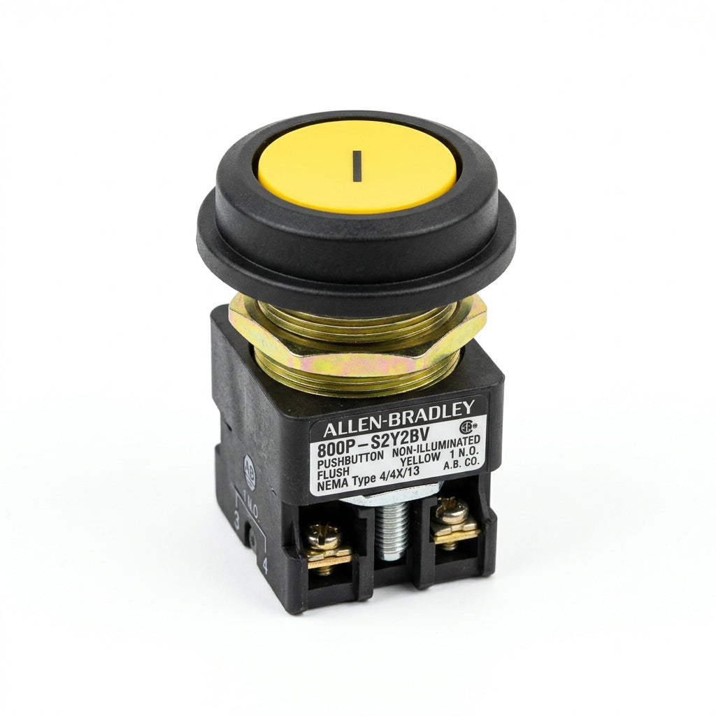 ALLEN-BRADLEY 800P-S2Y2BV BOTONES PULSADORES BOTONERAS Y ACCESORIOS