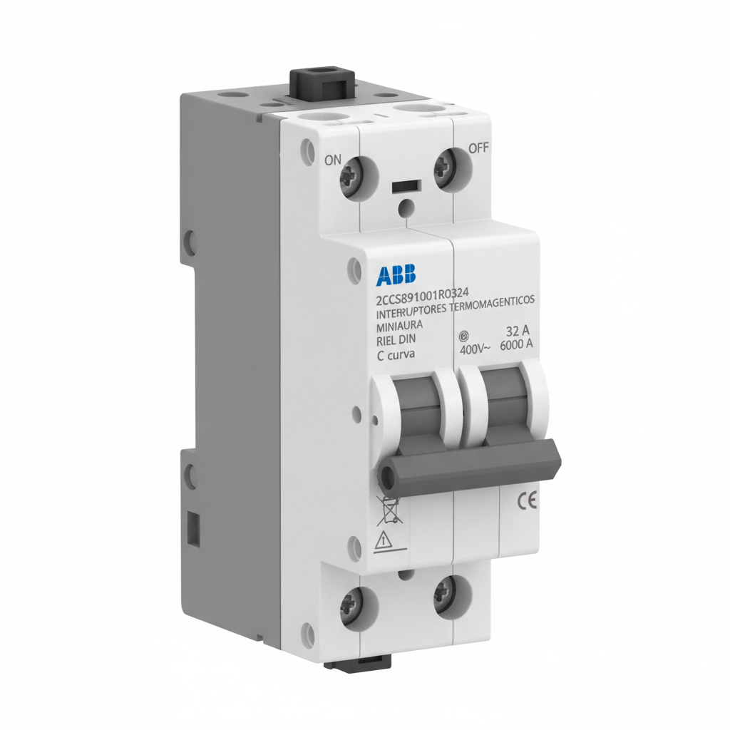 ABB 2CCS891001R0324 INTERRUPTORES TERMOMAGNETICOS MINIATURA RIEL DIN