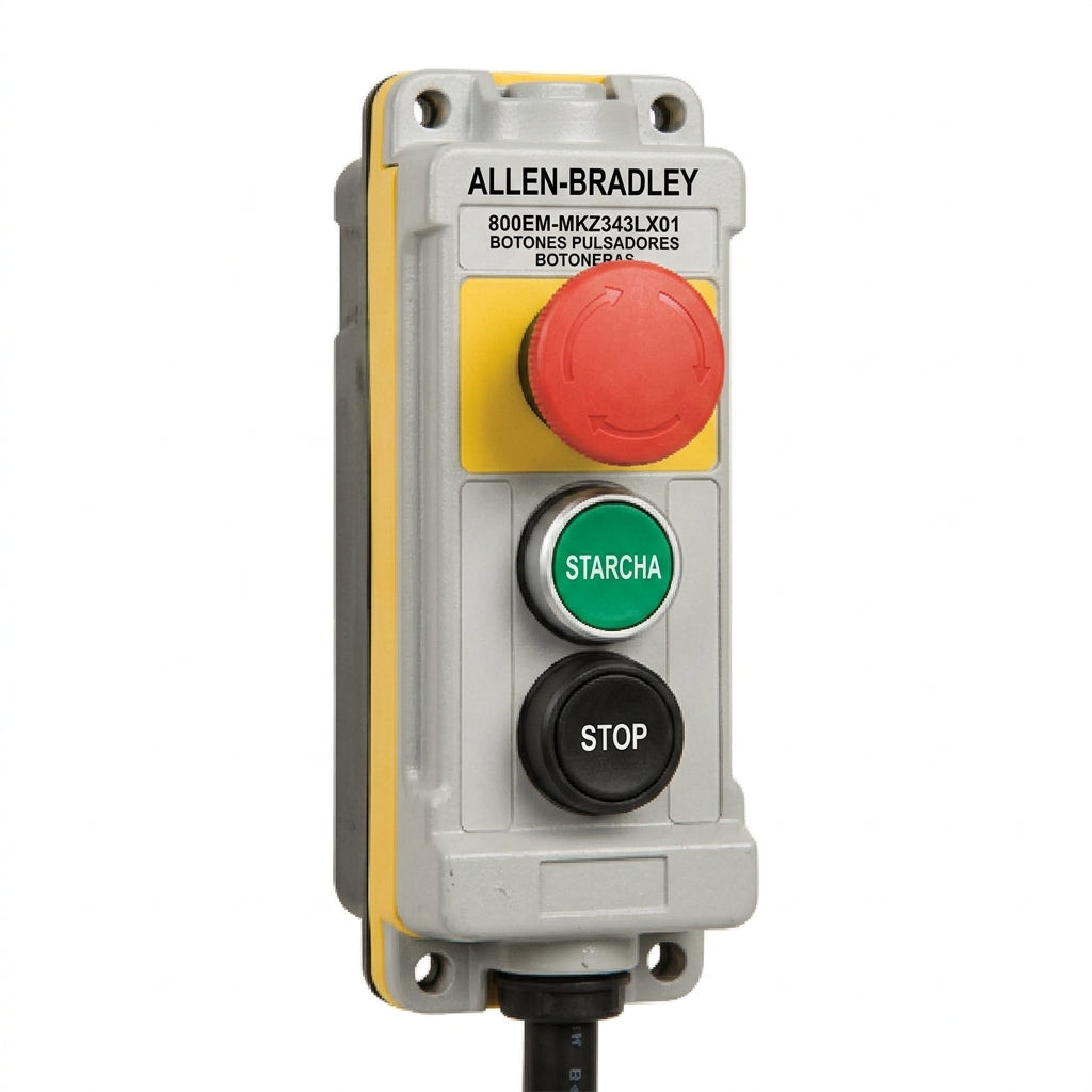 ALLEN-BRADLEY 800EM-MKZ343LX01 BOTONES PULSADORES BOTONERAS