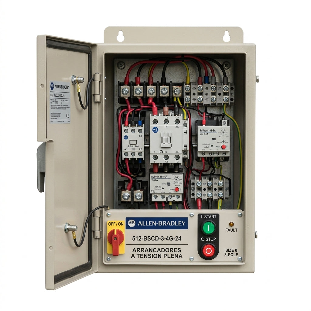 ALLEN-BRADLEY 512-BSCD-3-4G-24 ARRANCADORES A TENSION PLENA