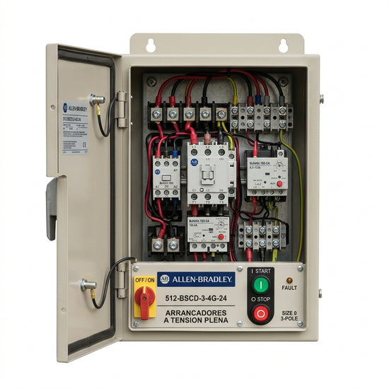 ALLEN-BRADLEY 512-BSCD-3-4G-24 ARRANCADORES A TENSION PLENA