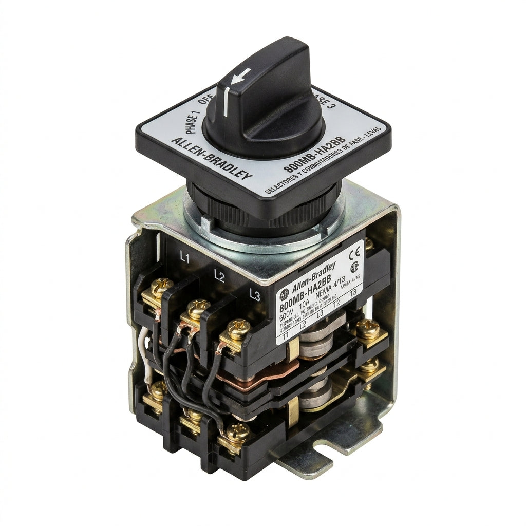 ALLEN-BRADLEY 800MB-HA2BB SELECTORES Y CONMUTADORES DE FASE - LEVAS